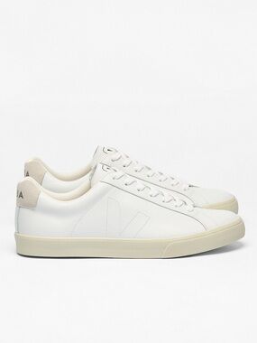 Veja Esplar White Low-Top Leather Sneakers for Women